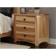 Bowery Hill 3 Drawer Nightstand in Natural
