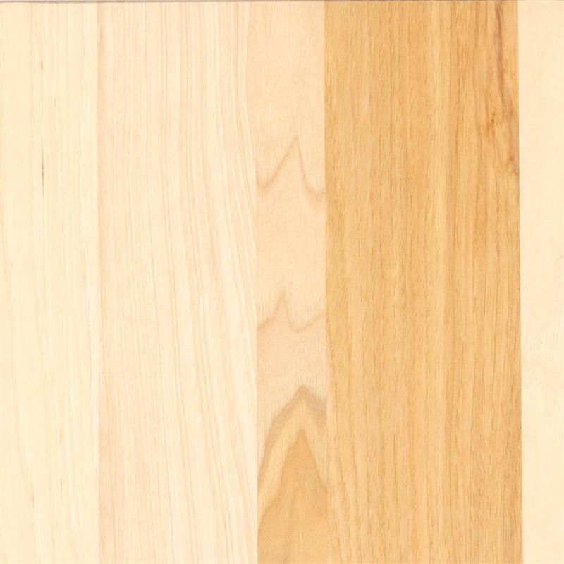 Bowery Hill Solid Wood Queen Panel Bed in Natural