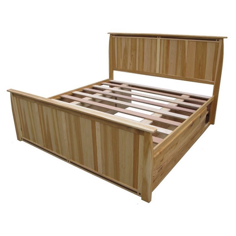 Bowery Hill King Storage Bed in Natural