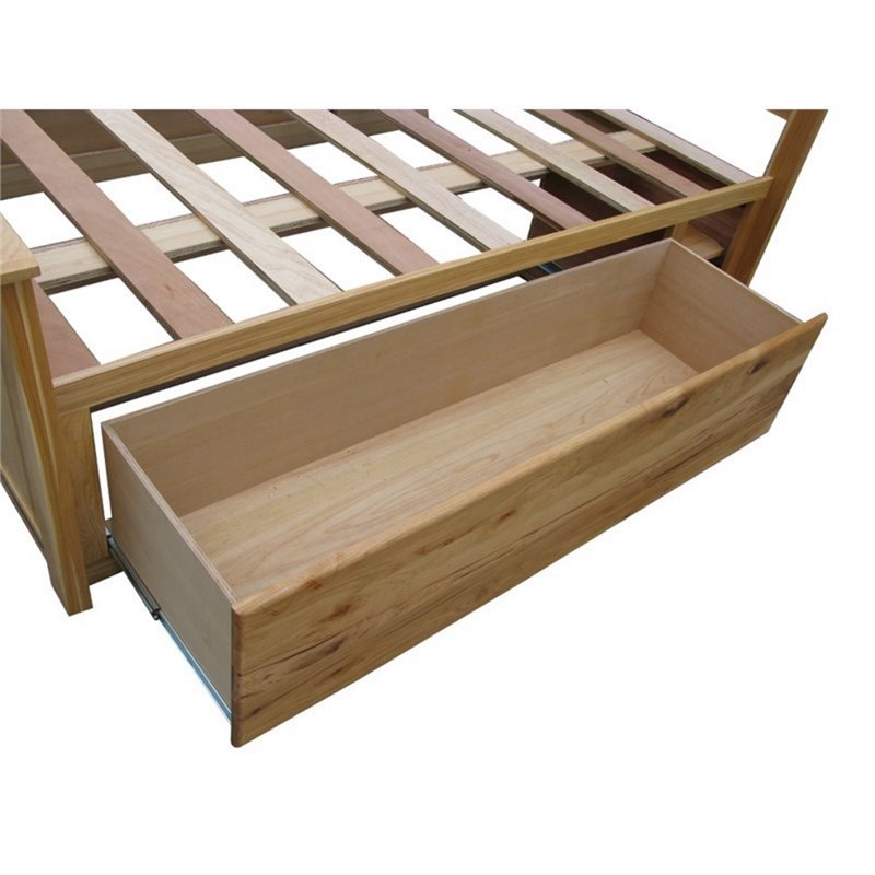 Bowery Hill King Storage Bed in Natural
