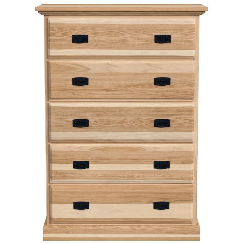 Bowery Hill 5 Drawer Chest in Natural