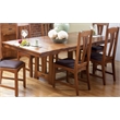 Bowery Hill Extendable Dining Table in Warm Amber