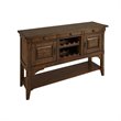 Bowery Hill Wine Rack Sideboard in Warm Pecan