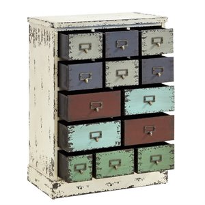 bowery hill 13 drawer accent chest