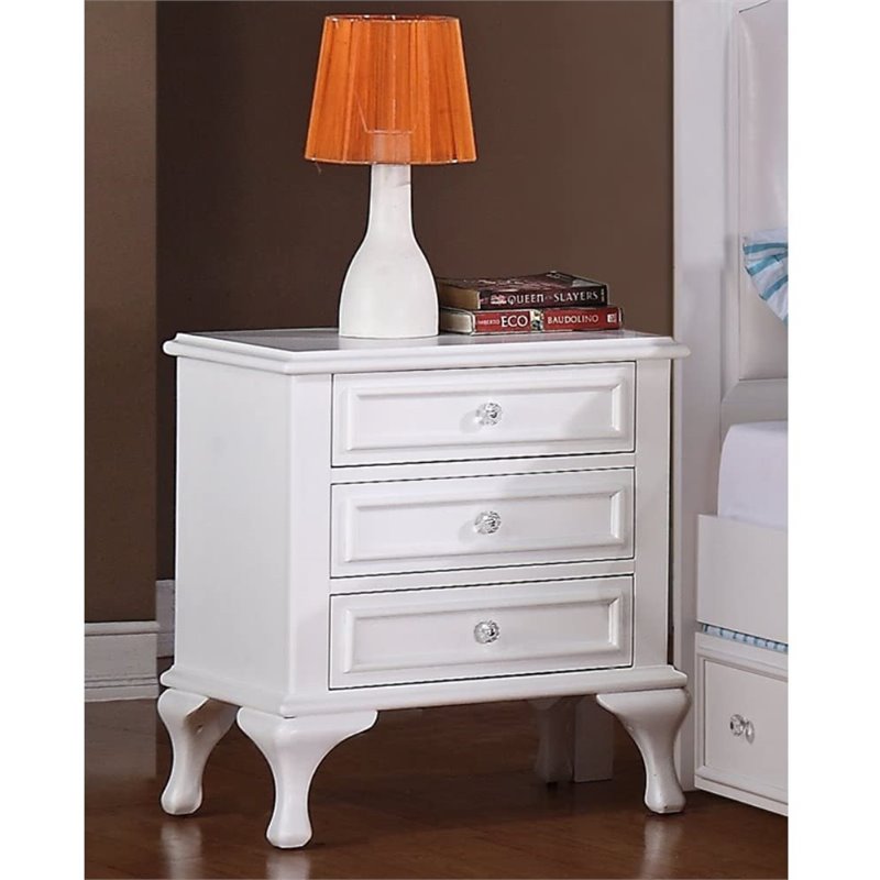 Bowery Hill Nightstand in White