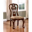 Bowery Hill Traditional Wood Dining Chair in Brown Cherry (Set of 2)