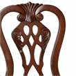 Bowery Hill Traditional Wood Dining Chair in Brown Cherry (Set of 2)