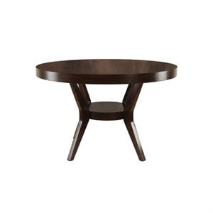 Bowery Hill Round Dining Table in Espresso