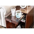 Bowery Hill End Table Coffee Accent Table Rectangle in Wood - Cherry