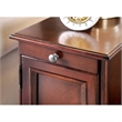 Bowery Hill End Table Coffee Accent Table Rectangle in Wood - Cherry