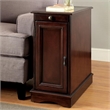 Bowery Hill End Table Coffee Accent Table Rectangle in Wood - Cherry