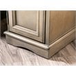 Bowery Hill Storage End Table in Gray