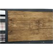 Bowery Hill Modern Steel Metal/Wood Twin over Twin Bunk Bed in Black