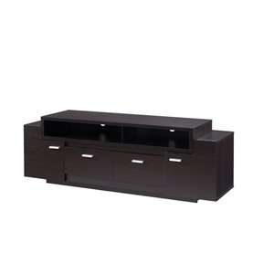 Bowery Hill 60&quot TV Stand in Cappuccino