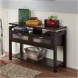 Bowery Hill Storage Console Table in Espresso