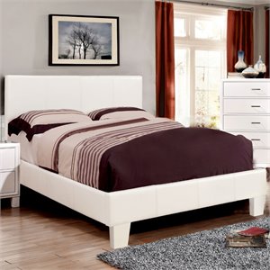 Bowery Hill Full Platform Bed in White