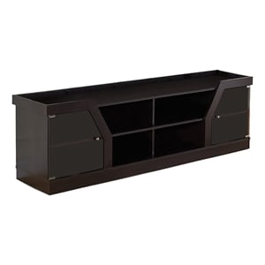 Bowery Hill Contemporary Wood TV Stand for TVs up to 71&quot in Espresso