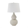 Bowery Hill Ceramic Table Lamp in Cream