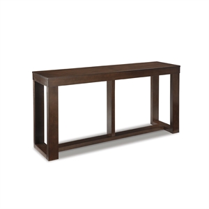 Bowery Hill Console Table in Dark Brown