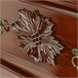 Bowery Hill Solid Wood Brown California King Bed Four-Poster 94.5