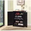 Bowery Hill Shoe Cabinet in Espresso