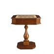 Bowery Hill 1-Drawer Wood Game Table in Cherry