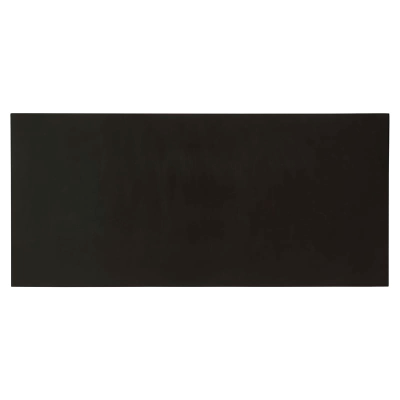 Bowery Hill Contemporary 2-Door Wood/Glass Accent Chest in Black