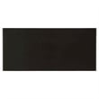 Bowery Hill Contemporary 2-Door Wood/Glass Accent Chest in Black