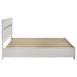 Bowery Hill California King Storage Panel Bed in White