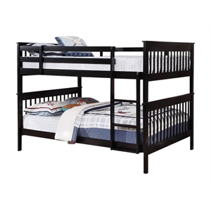 bowery hill full over full bunk bed