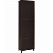 Bowery Hill 4 Shelf Contemporary Bookcase in Cappuccino