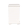 Bowery Hill Poplar Oyster White Nightstand Rectangular Fully Stained 29.5
