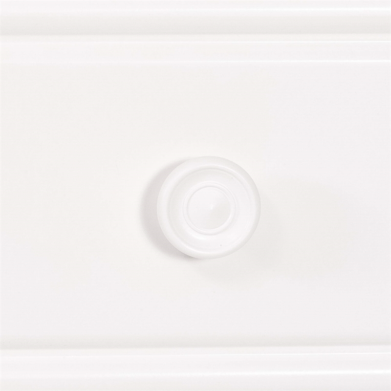 Bowery Hill 2 Door 1 Drawer Nightstand in White