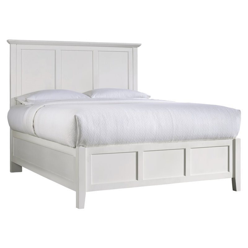 Bowery Hill California King Panel Bed in White | Cymax Business