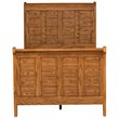 Bowery Hill Twin Sleigh Bed in Aged Oak