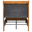 Bowery Hill Twin Sleigh Bed in Aged Oak