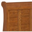 Bowery Hill Twin Sleigh Bed in Aged Oak