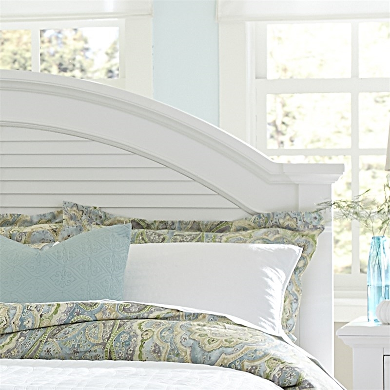 Bowery Hill King Panel Headboard in Oyster White