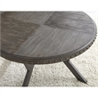 Bowery Hill Round Coffee Table in Weathered Gray