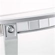 Bowery Hill Glam Demilune Mirrored Console Table