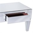 Bowery Hill Contemporary Mirrored Storage Coffee Table