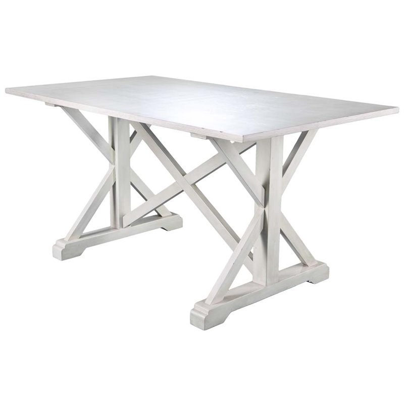 Bowery Hill Farmhouse Dining Table in White