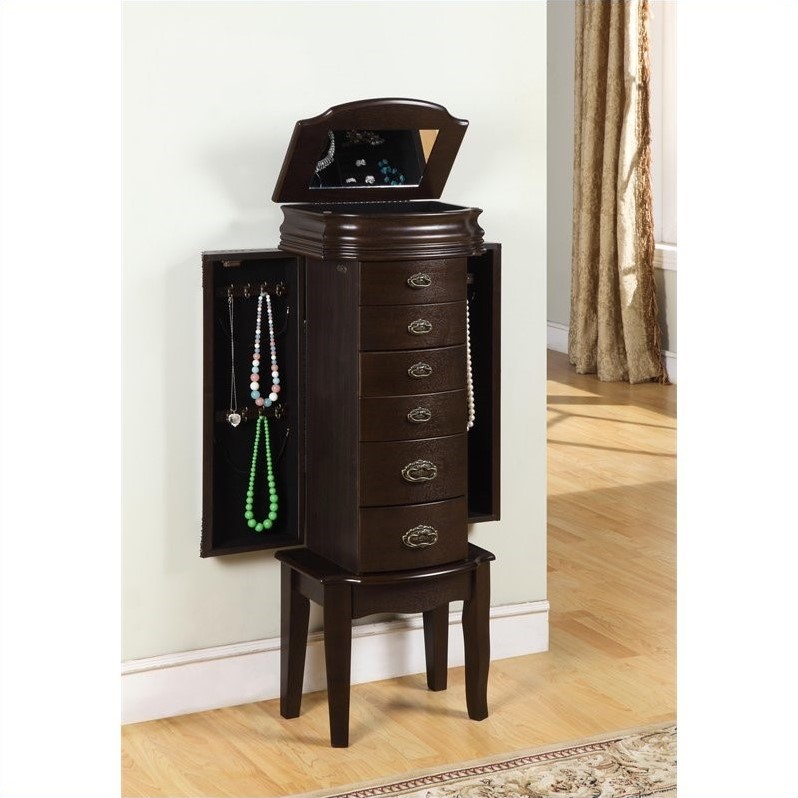 Bowery Hill Jewelry Armoire