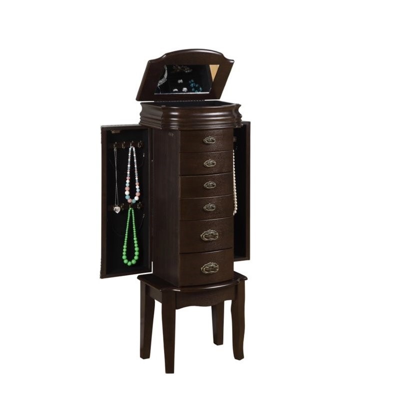 Bowery Hill Jewelry Armoire Cymax Business