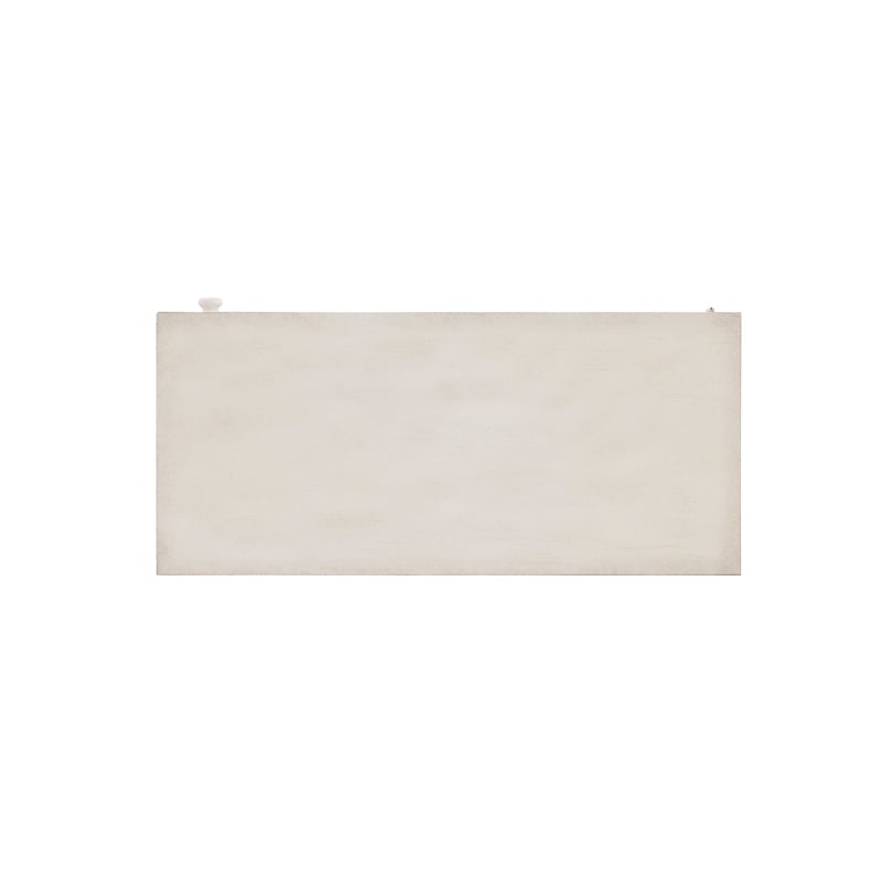 Bowery Hill 1-Door Transitional Wood Storage Accent Cabinet in Smokey Off White