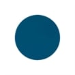 Bowery Hill Round Contemporary Wood End Table with Shelf in Blue