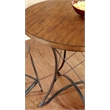Bowery Hill Round Counter Height Dining Wood Table in Birch