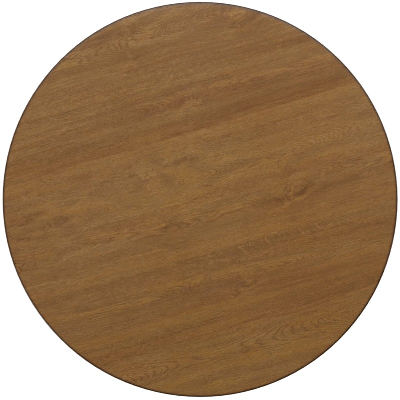 Bowery Hill Round Counter Height Dining Wood Table in Birch