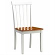 Bowery Hill 5-Piece Farmhouse Wood Dining Set in Cream/Honey Oak