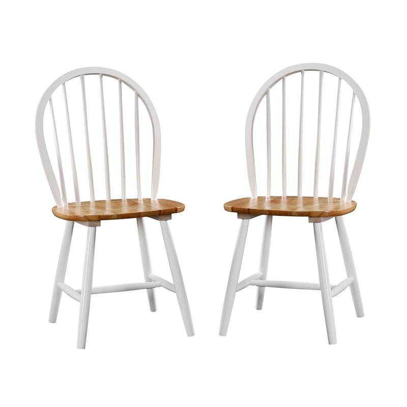Bowery Hill Farmhouse 5 Piece in White and Natural